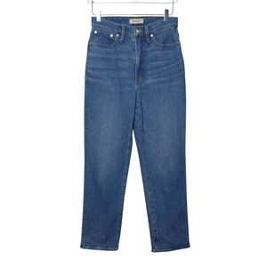 Madewell The Perfect Vintage Medium Wash Women’s High Rise Straight Jeans Sz 27